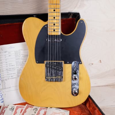 Fender American Vintage '52 Telecaster 1982 Butterscotch Blonde Early AVRI Fullerton Plant w/ OHSC for sale
