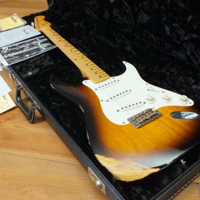 Fender Stratocaster 56 Reissue Relic Custom Shop 2007 Two Tone Sunburst image 1