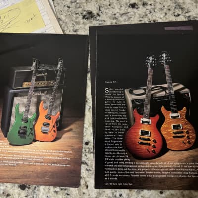 Hamer Catalog 1996 Standard artist Archtop eclipse 12 string special mirage Duo Tone. P-90 T 51 vintage S Daytona Californian chaparral bass Cruise bass slammer image 18