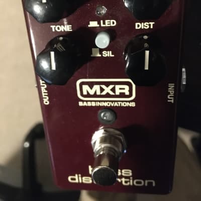 MXR M85 Bass Distortion 2021 - Merlot image 1
