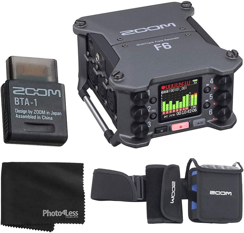 Zoom F6 6-Input / 14-Track Multitrack Field Recorder with | Reverb