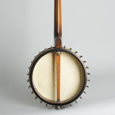 Vega  Tu-Ba-Phone Style M Tenor Banjo (1926), ser. #68666, original black hard shell case. image 2