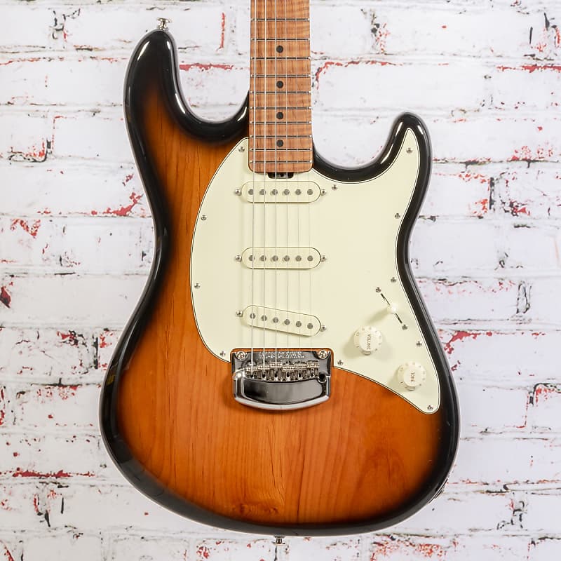 Music Man - Cutlass SSS Trem - Electric Guitar - Figured Roasted Maple/Maple - Vintage Tobacco - x4228 image 1