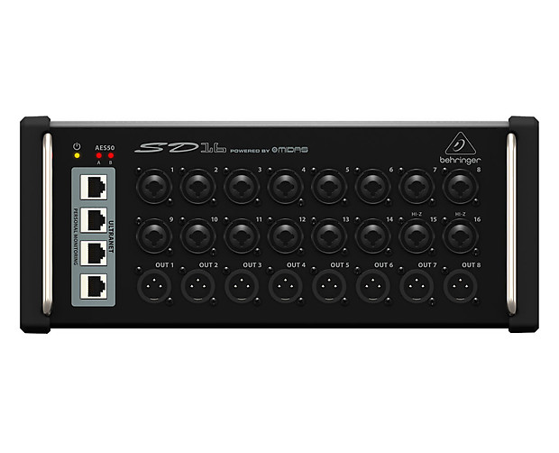 Behringer SD16 I O Box 16-Preamps 8-Outputs image 2