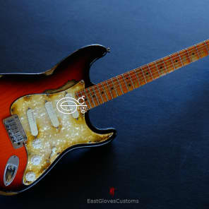 Fender Stratocaster American Plus Sunburst Floyd Rose Bridge Maple Heavy Aged Relic (Rare) image 10