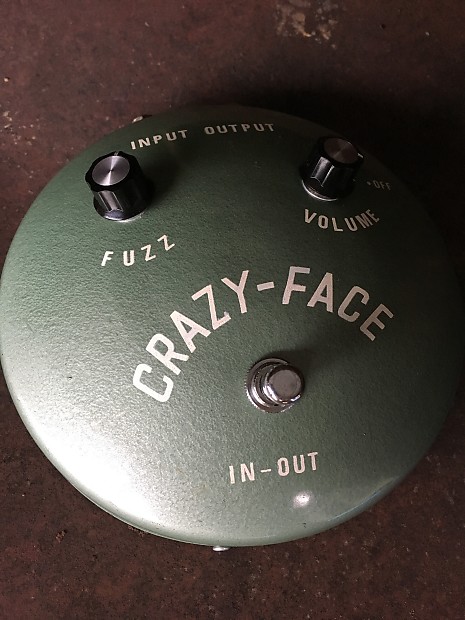 1967 Guyatone Crazy Face Fuzz Pedal - Germanium Fuzz Face Copy