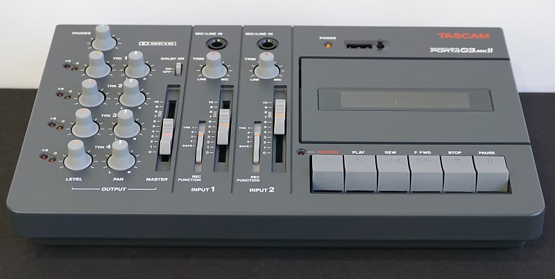 TASCAM PORTA 03 Ministudio MKII Analog Cassette Recorder