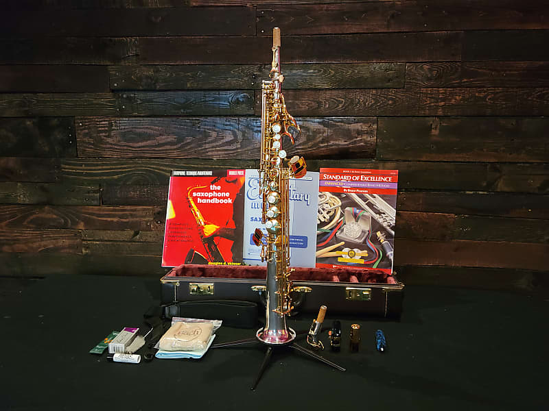 Jupiter JPS847 Artist Series Soprano Saxophone Silver Reverb