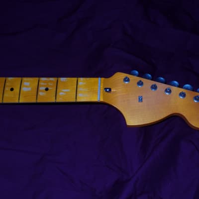 21 fret 1970s Relic vintage C shaped Stratocaster Allparts Fender Licensed vintage maple neck image 1