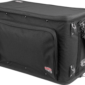Gator GR-RACKBAG-3UW Lightweight 3U Rack Bag w/ Wheels & Handle