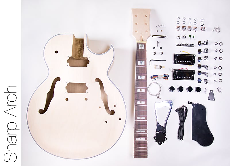 175 - Sharp Arch Electric Guitar Kit image 1
