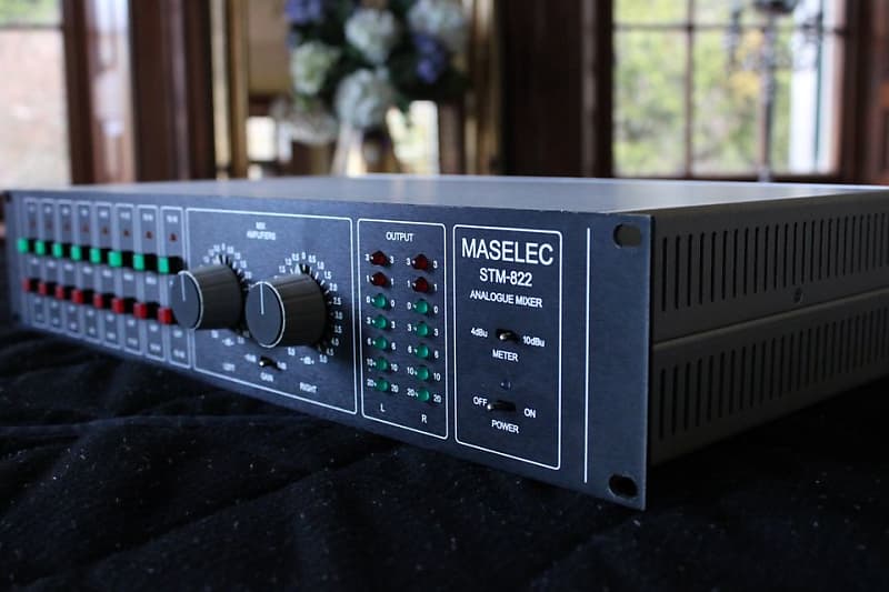 配信機器・PA機器・レコーディング機器 Maselec STM-822 Analogue Mixer Maselec STM-822 Analogue Mixer 2018 - Black | Reverb