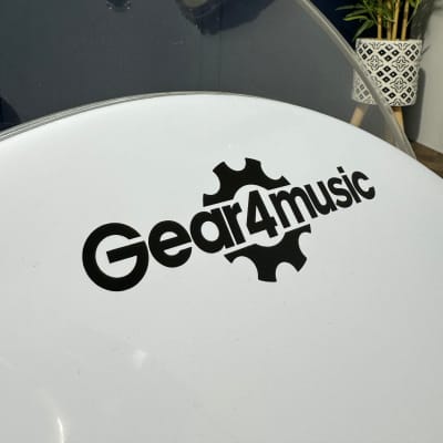 G4M Bass 22" Drum Heads (Pair) / White & Clear #NO81 image 3