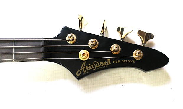 Aria Pro II RSB Deluxe-2 80's Black | Reverb
