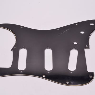 1978-1979 Vinage Fender Stratocaster PICKGUARD Black Original 1970's Strat 1973 1974 1975 1976 1977 image 7
