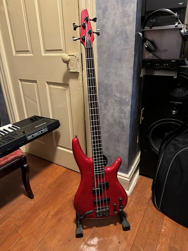 Ibanez  rb 800 Roadster bass guitar 80s - Red image 1