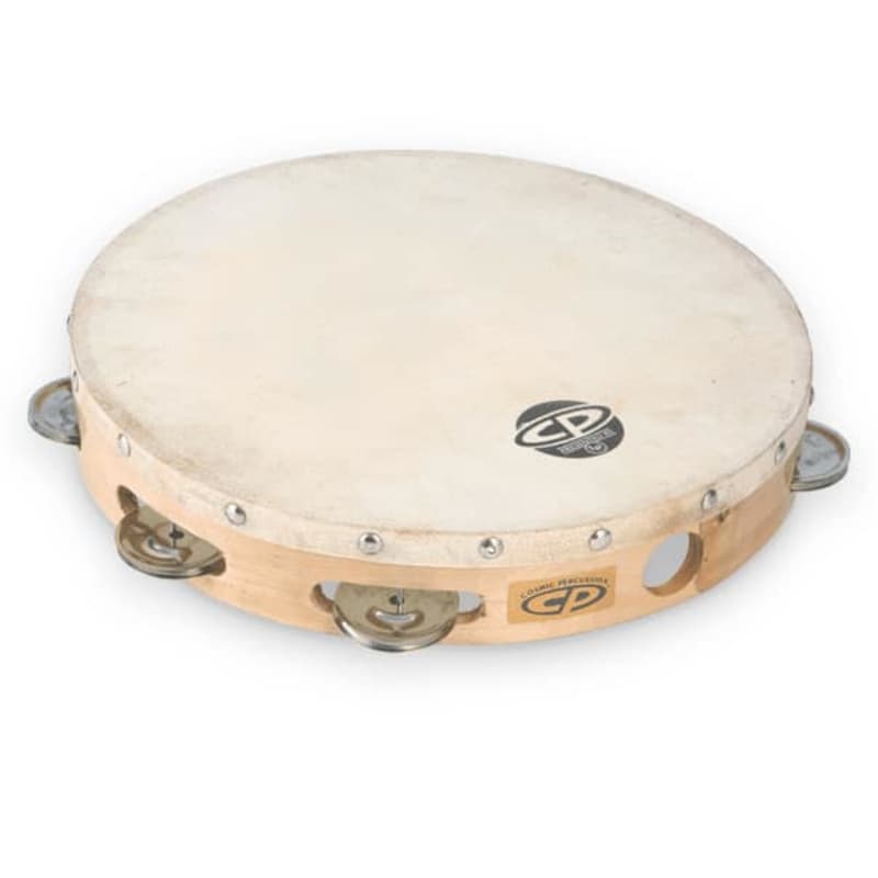 Photos - Percussion Latin Percussion   CP by LP 10" Tambourine with Head Sing... Natural ne  2018