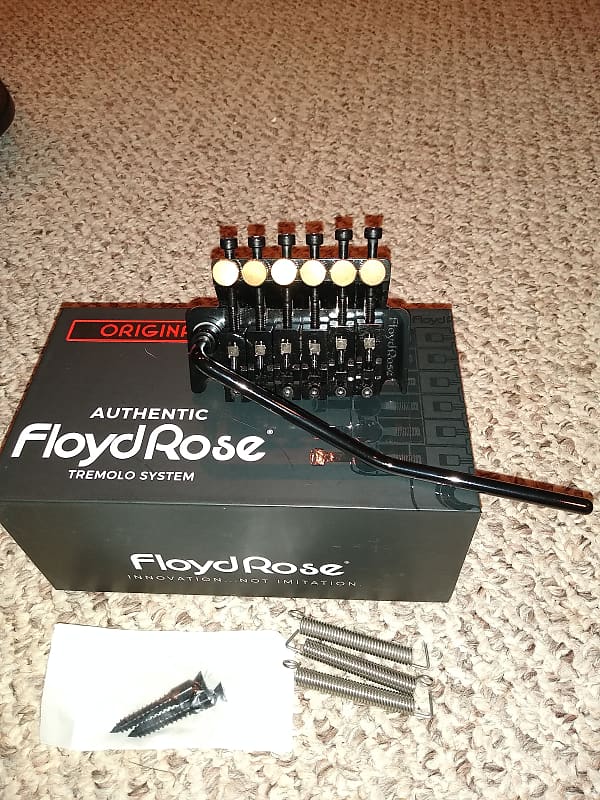 Floyd Rose Original 1984 2021-22 Black/brass FRT2001984 | Reverb