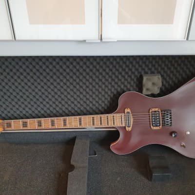 Lootnick Custom Guitar 2021 - Matte burgundy red for sale