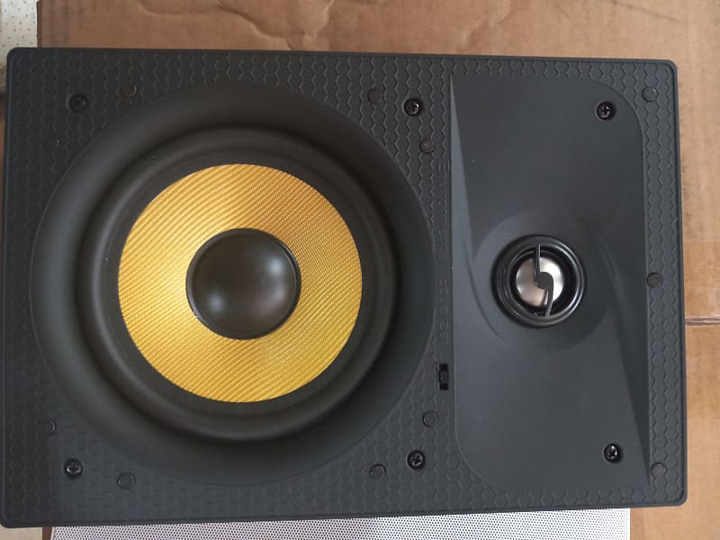 IN WALL STUDIO MONITOR CEILING SPEAKER AUTOMOTIVE 6.5&quot; 2 WAY KEVLAR BUTYLENE 12DB OCTAVE PMR16K2  			