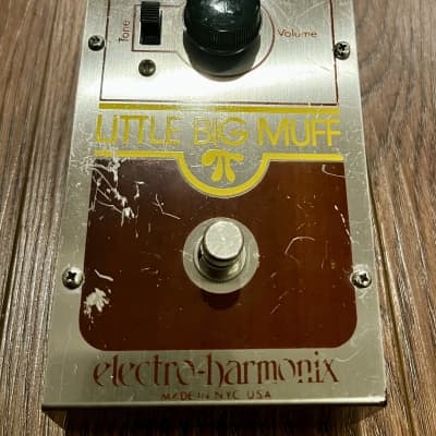 Electro-Harmonix Little Big Muff 1970s - Silver/Brown/Yellow image 4