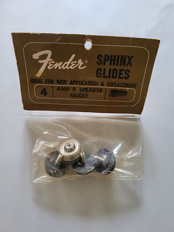 1960's Fender Amp Feet Chrome New Old Stock In Original Reverb