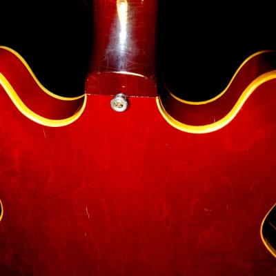 Epiphone EB 232 C Rivoli 1966 Cherry Red. Iconic Bass. Rare. image 22