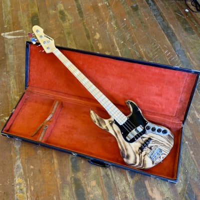 ESP Edwards AMAZE Jazz Bass 2018 Tiger flame for sale