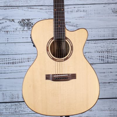 Teton Grand Concert Acoustic Electric Guitar | Natural Gloss image 1
