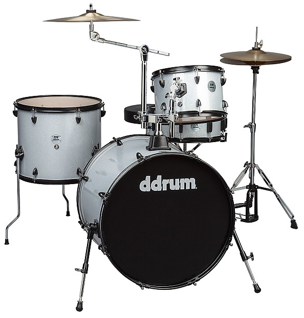ddrum D2 Series 8x12" / 14x16" / 18x22" w/ 5.5x14" Snare 4pc Drum Set image 1