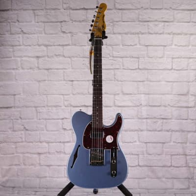 G&L Guitars ASAT Classic Bluesboy Semi-Hollow - Lake Placid Blue image 3