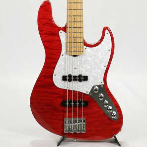 ESP Buzz Bass - Tetsuya L'Arc-en-Ciel Signature Model See Thru Festa Red image 2