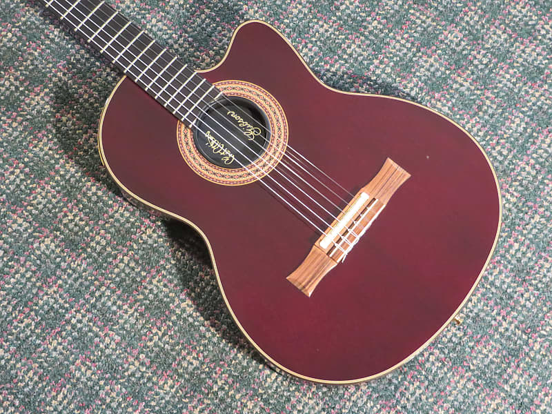 1997 Gibson Chet Atkins CE Classical/Electric Wine Red! | Reverb