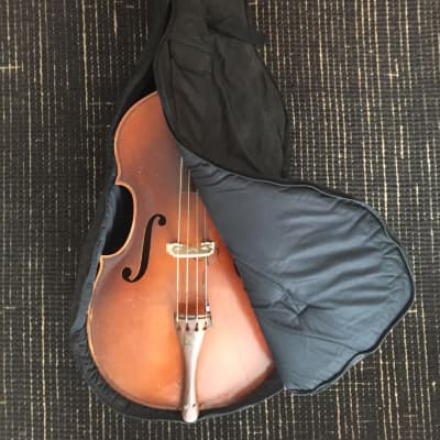 1951 Kay H10 Upright Double Bass 1/4 Size with pickup and soft padded case image 23
