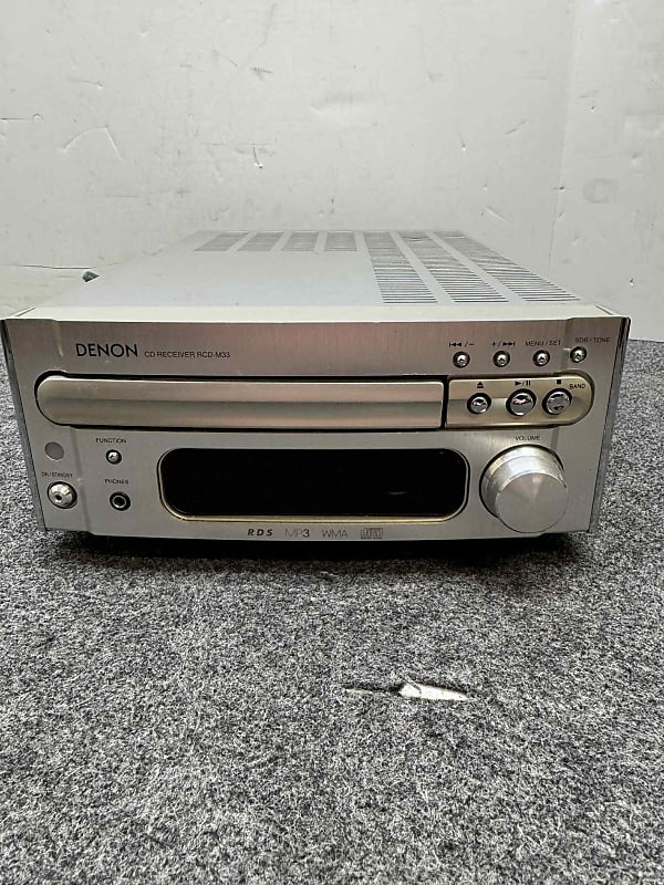 CD Receiver Denon RCD-M33 with Speakers Denon SC-M53  			