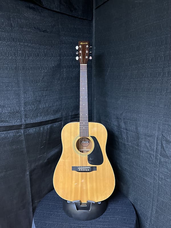 新品高品質アコースティックギターモーリスMD-502新品弦＆サドル＆ペグ配送無料 ギター
