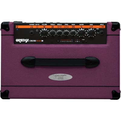 Orange Amplifiers Crush Bass 50 Glenn Hughes Limited Edition - Deep Purple Vinyl image 3
