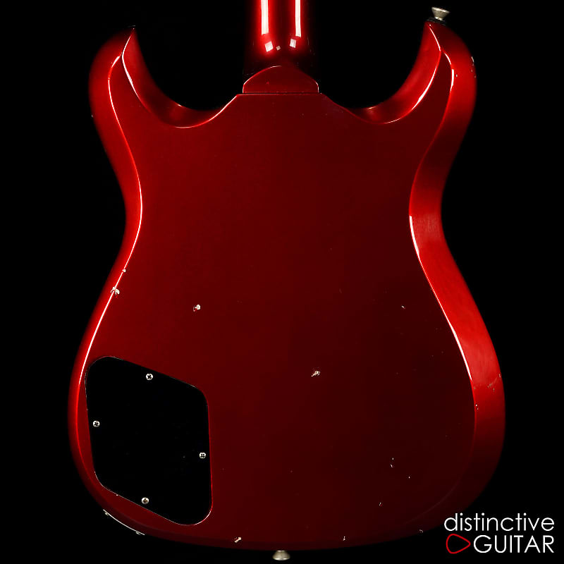 Demo Fano Alt de Facto ML6 Relic Guitar - Candy Apple Red - Lollar  Imperials/ Rosewood Board | Reverb