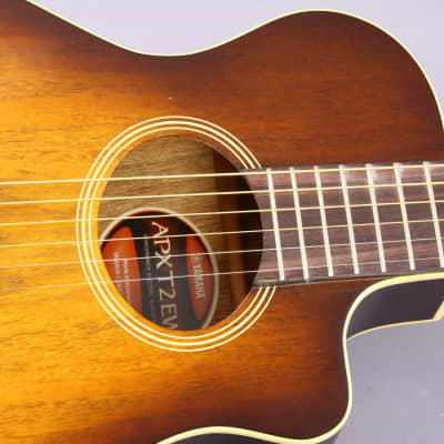 Yamaha APXT2EW 3/4 Size Exotic Wood Acoustic Electric Guitar w/ Gig Bag, Tobacco Sunburst image 5