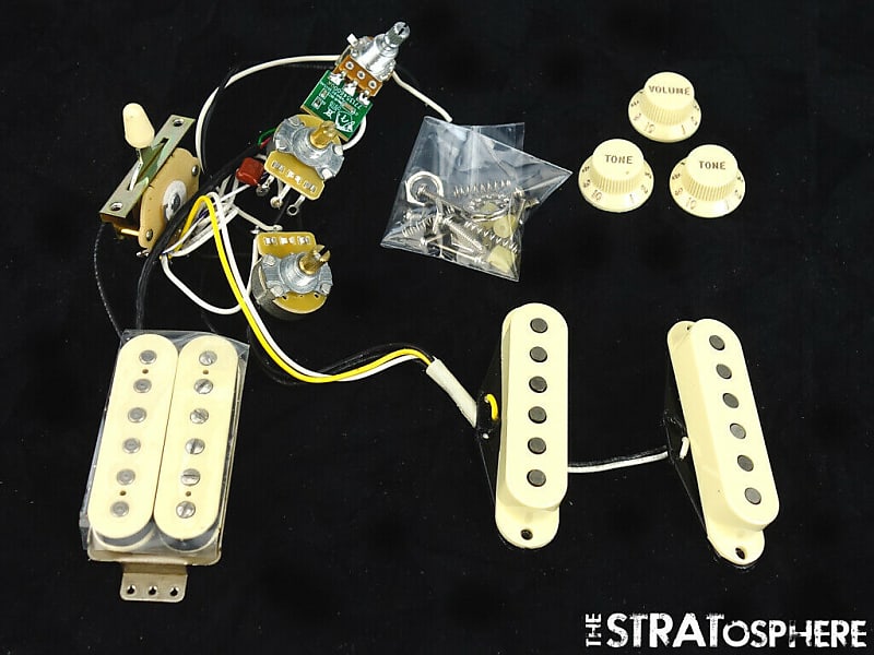 Fender American Performer HSS Stratocaster Strat PICKUPS POTS KNOBS Set USA  | Reverb España