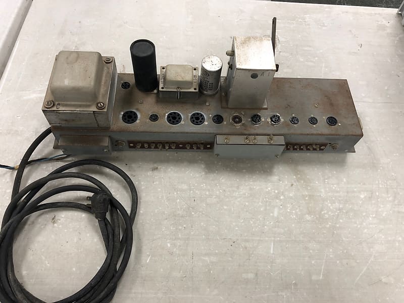 Vintage Hammond HAO297 Tube Amp Chassis 6V6 12AX7 12AU7 Reverb