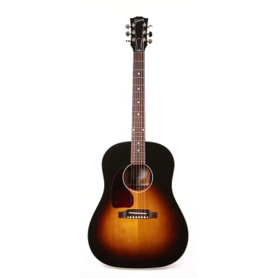 Gibson J-45 Standard Left-Handed Acoustic-Electric Vintage Sunburst image 2