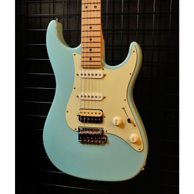 Suhr Guitars JE-Line Standard Alder with Asatobucker (Daphne Blue/Maple) SN.72652 [USED] [Weight3.61kg] image 1