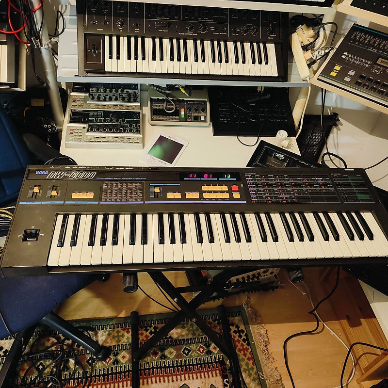 Korg DW-6000 1980s - Black image 1