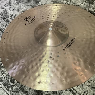 Zildjian  K Constantinople 20” Vintage Orchestral Medium Heavy Cymbals Pair, Leather Straps Included image 3