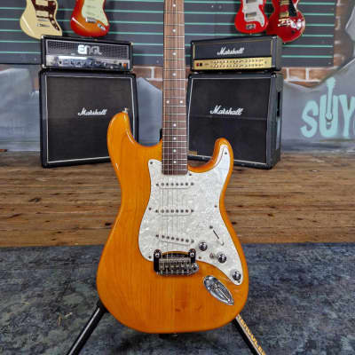 G&L S-500 Tribute Gloss Amber 2004 Electric Guitar for sale