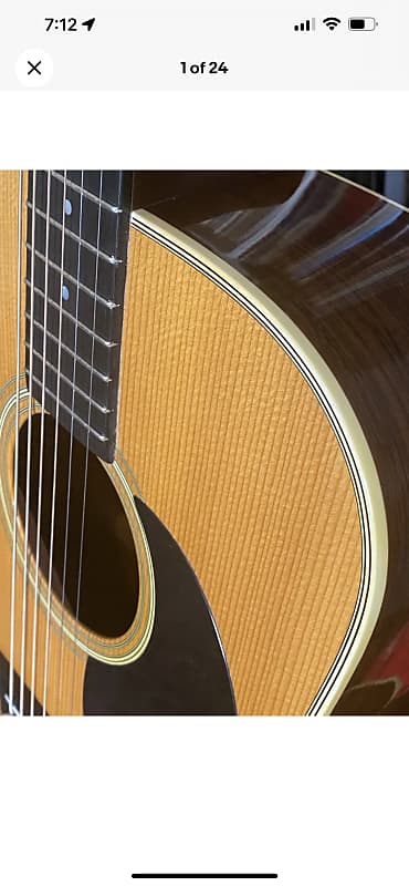 1967 Martin D-28 Brazilian Rosewood Vintage Acoustic Guitar with Original Case image 1