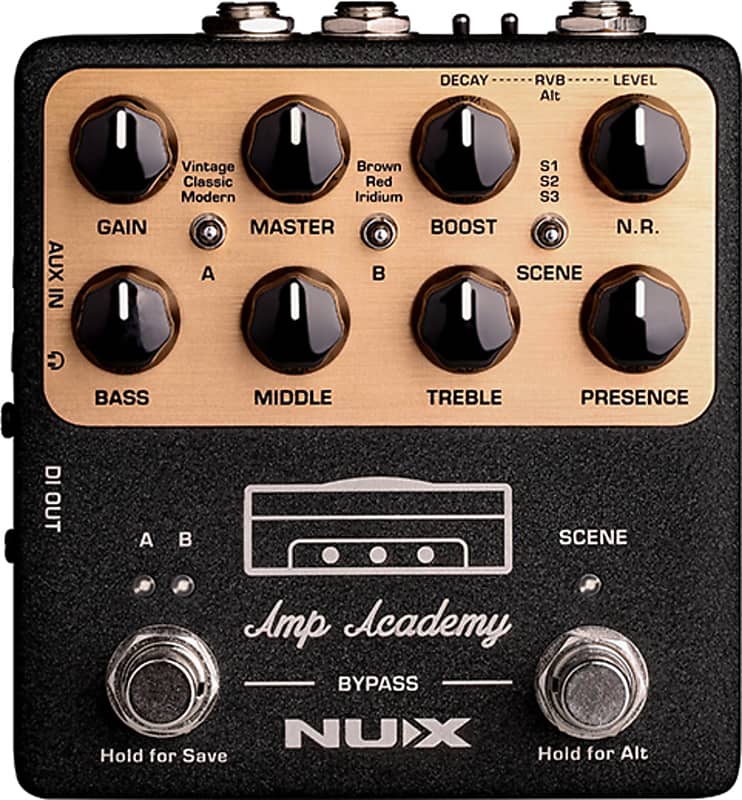 NUX NGS-6 Amp Academy Amp Modeler, IR Loader, & 16 Multi-Effects Pedal image 1