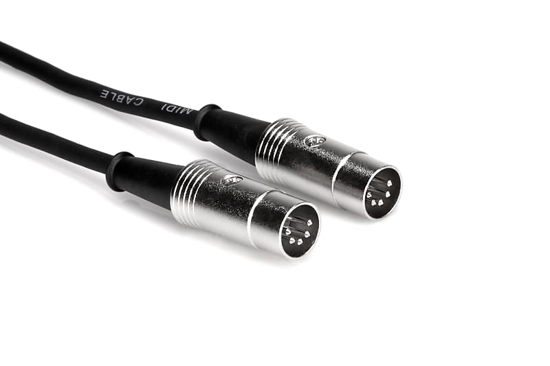 Hosa MID-510 Pro MIDI Cable Serviceable 5-pin DIN to Same 10 ft (Loc:4P) image 1