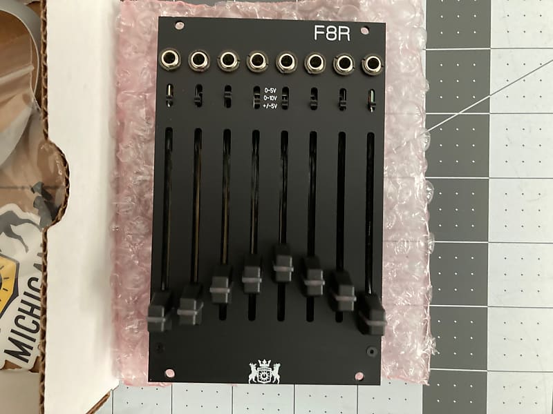 Michigan Synth Works F8R 8 Channel Fader Bank with CV, I2C